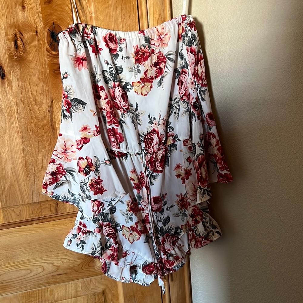 FLORAL ROMPER